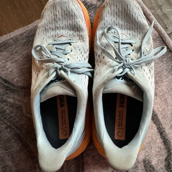 Hoka Women's Clifton 8 in Summer Song/Ice Flow - Picture 5 of 8